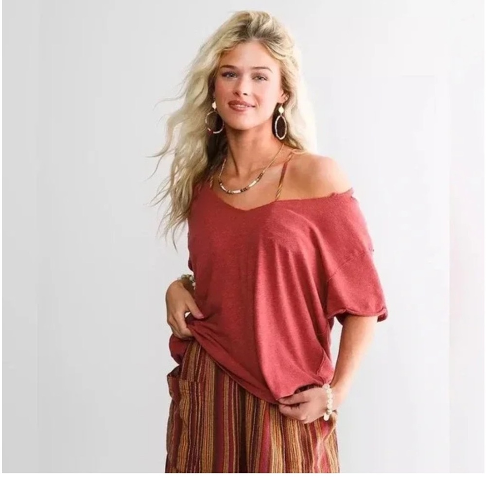 We the Free (Free People) Linen Blend Over U Top - Picture 4 of 12